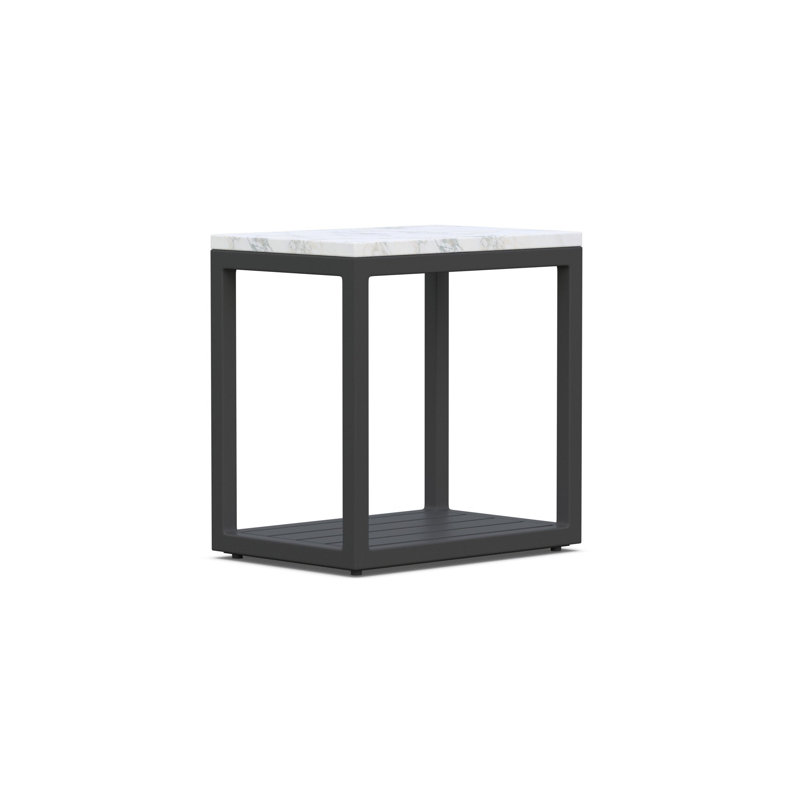 Seaview Side Table, Matte Charcoal