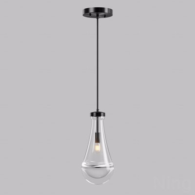Luminaire suspendu en verre Raindrop pour îlot de cuisine
