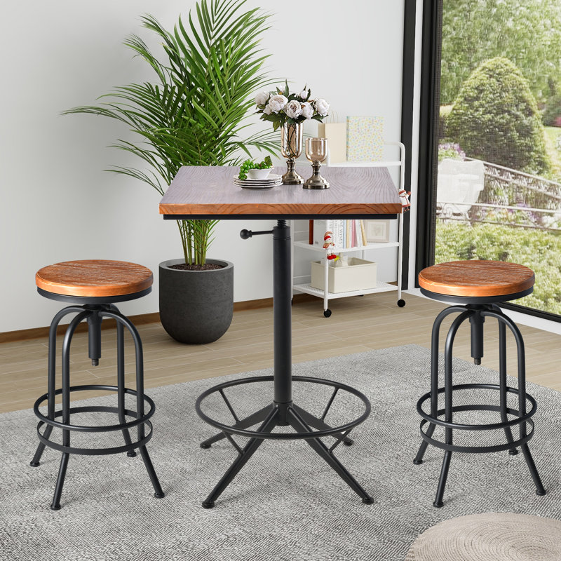 Ensemble de salle à manger pour restaurant L 25,2 po x l 25,2 po Junnie Square