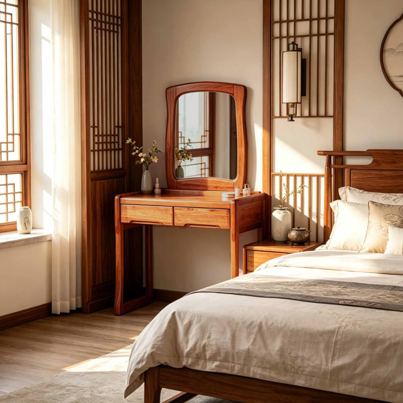 Coiffeuse de style chinois rétro haut de gamme