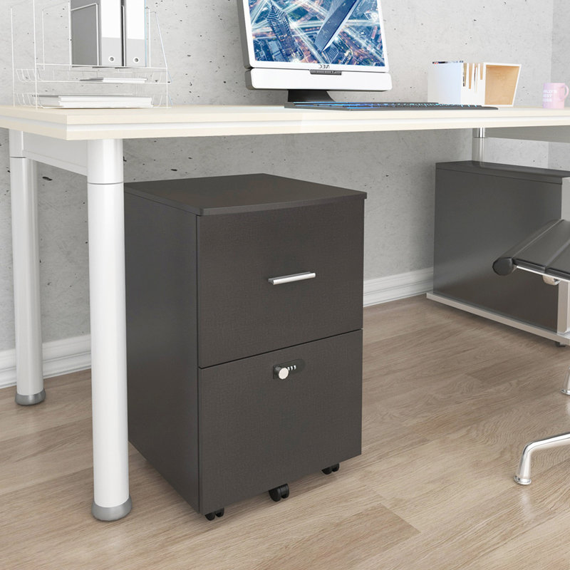 Commode décorative Yessenia, Gris foncé