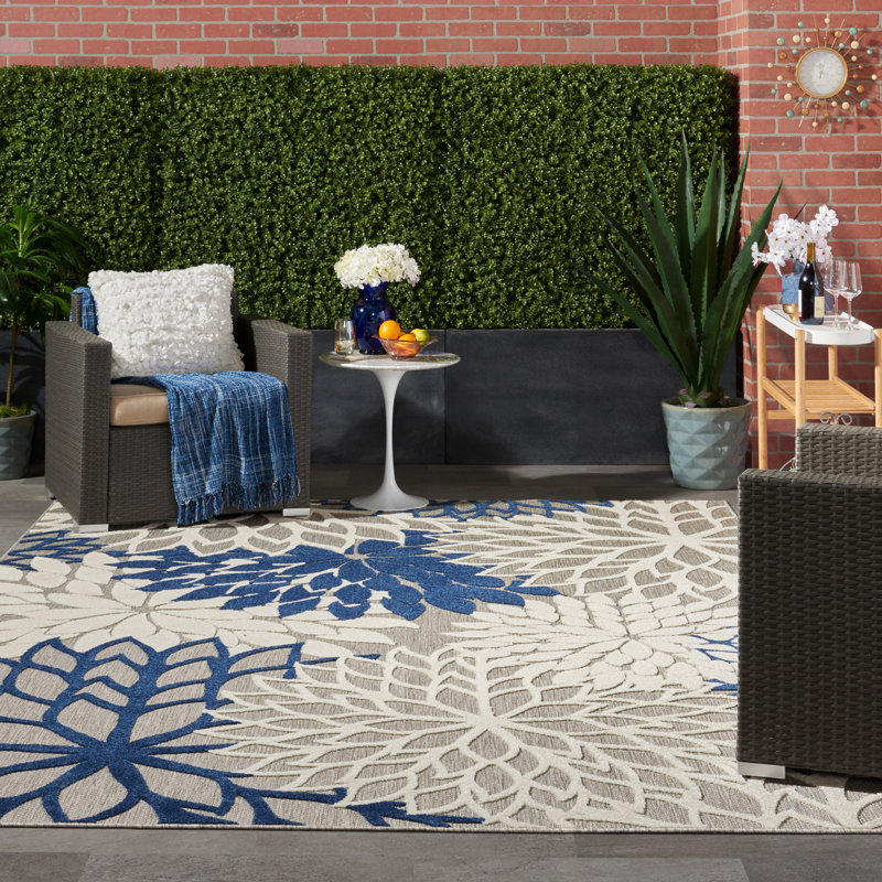 Floral Area Rug, Rectangle 290 x 396cm