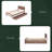 Modern Design Platform Bed Frame With 2 Drawers