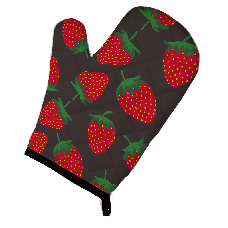 Caroline's Treasures Oven Mitt, Red/Green/Gray