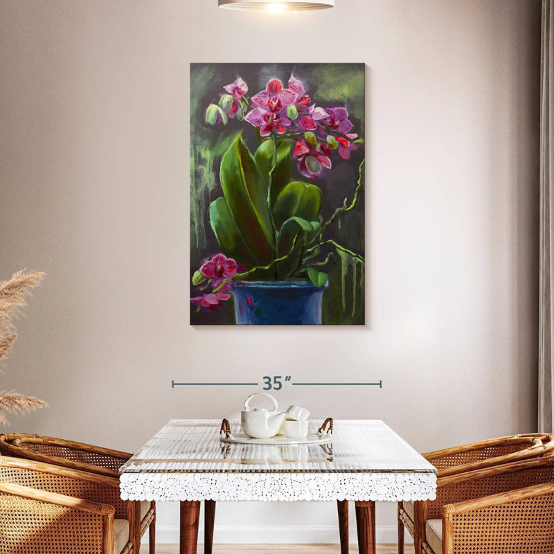 Orchidée Harnek, H 45 po x l 30 po
