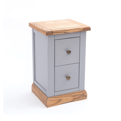 Pittsford 35cm W Solid + Manufactured Wood Bedside Table