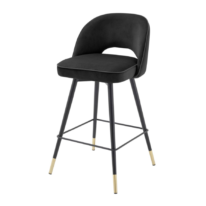Cliff Barstools, Counter Stool (27” Seat Height), Black