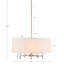 Lustre 5 lumières à abat-jour tambour-1562544315
