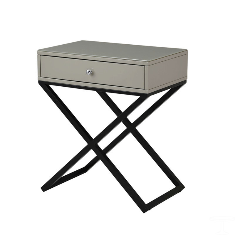 Table de chevet 23 po Taupe, Gris