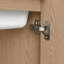 Meuble-lavabo simple de 120 cm (47,2 po) avec lavabo en résine SMC, 8 tiroirs et rangements, design cannelé, style moderne, salle de bain principale