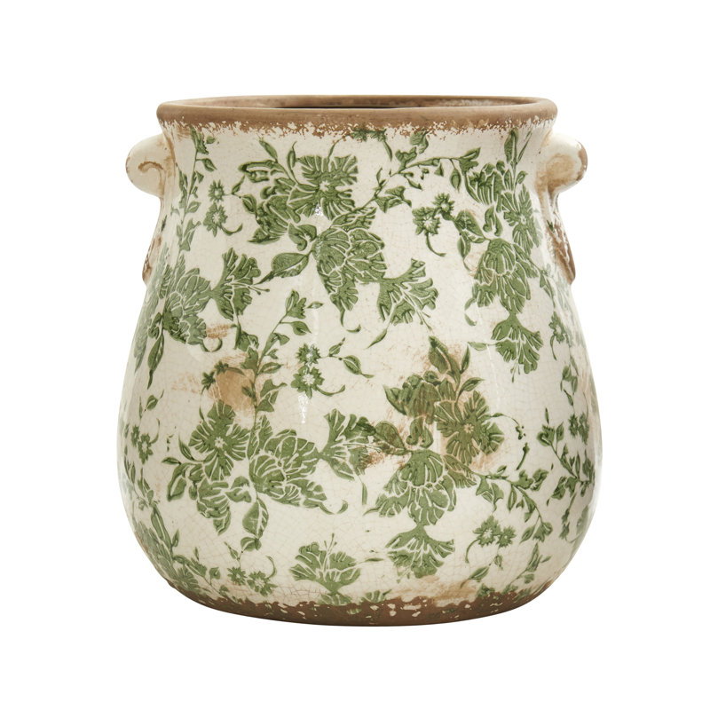 Essa Ceramic Pot Planter, 10" H x 9.5" W x 9.5" D