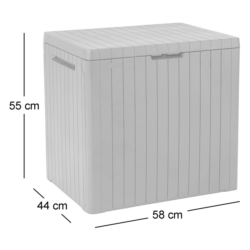 Keter City Box, Graphite/Grey