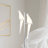 Modern Led Origami Crane Floor Lamp With Stand, 2 Bird-inspired Pp Shades, For Living Room Or Bedroom (69" Tall)-2009912231