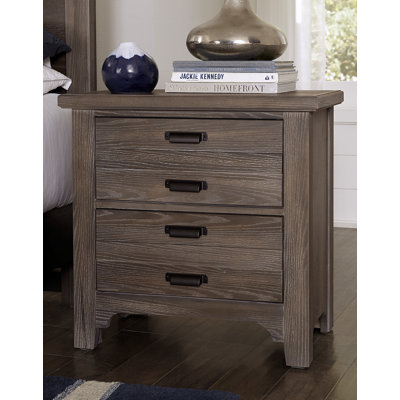 Table de chevet 2 tiroirs Hongsi