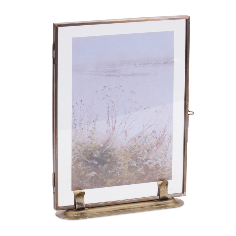 Œuvre florale cuivrée L 7,5 po