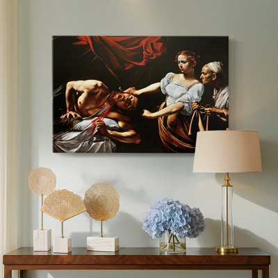 Caravaggio "Judith Beheading Holofernes" - Museum Quality Gallery Wrapped Canvas Wall Art