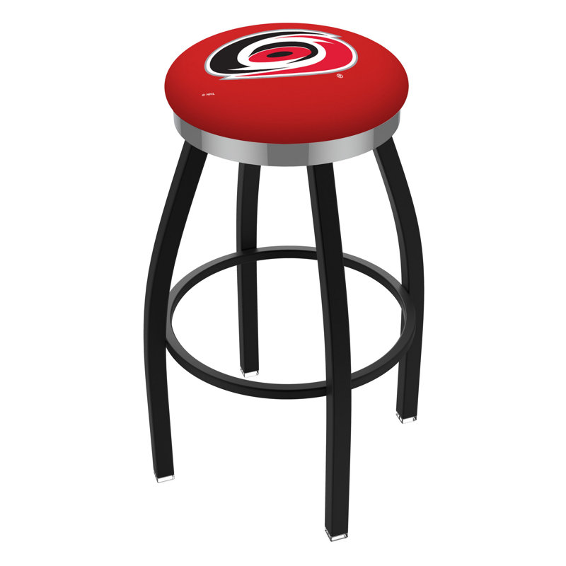 NHL 36" Swivel Bar Stool, Carolina Hurricanes