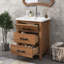 Meuble-lavabo 24 po avec lavabo en céramique