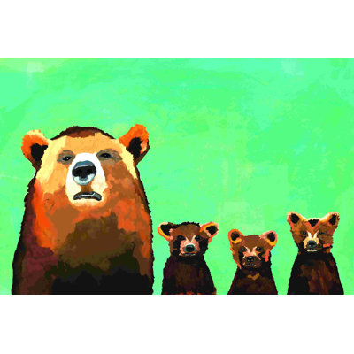 " Mama Bear And Cubs 2 "