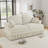 Beige Chenille 2-seater Sofa With Removable Skirts-1757091485