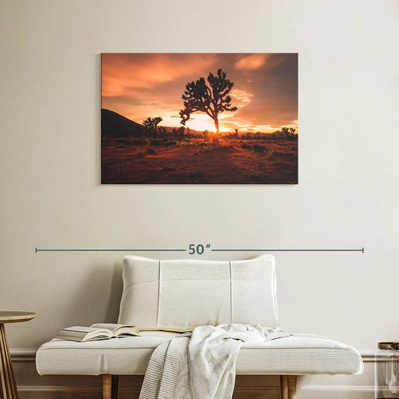 Nicci Joshua Tree Desert Sunset, H 24 po x l 36 po