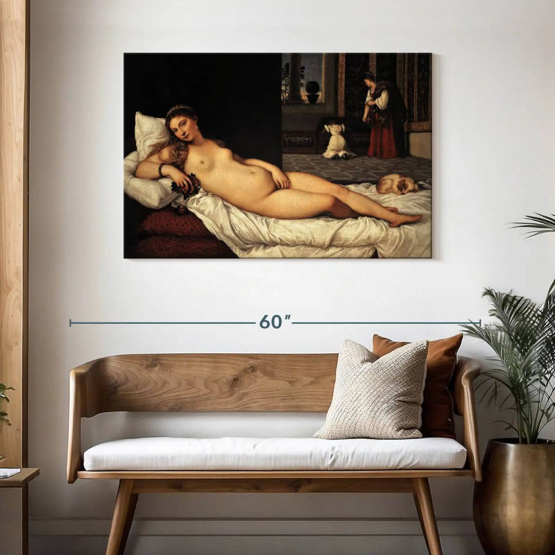 Vénus d'Urbino, H 30 po x l 45 po