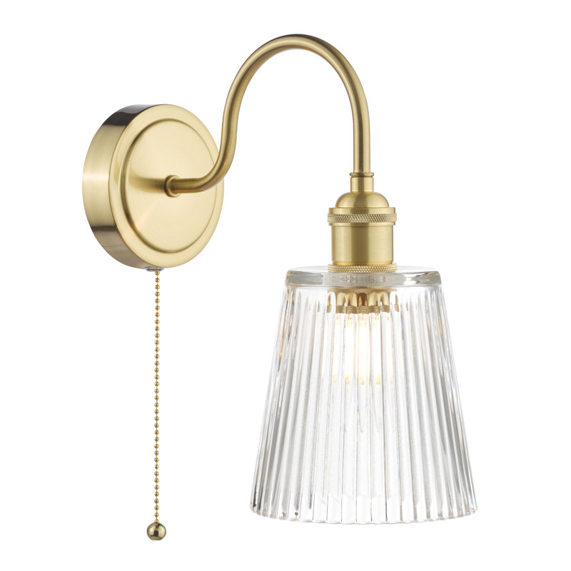 Wall Light, Natural Brass, 40 W