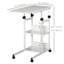 Bureau debout mobile, hauteur réglable 31,5 pouces