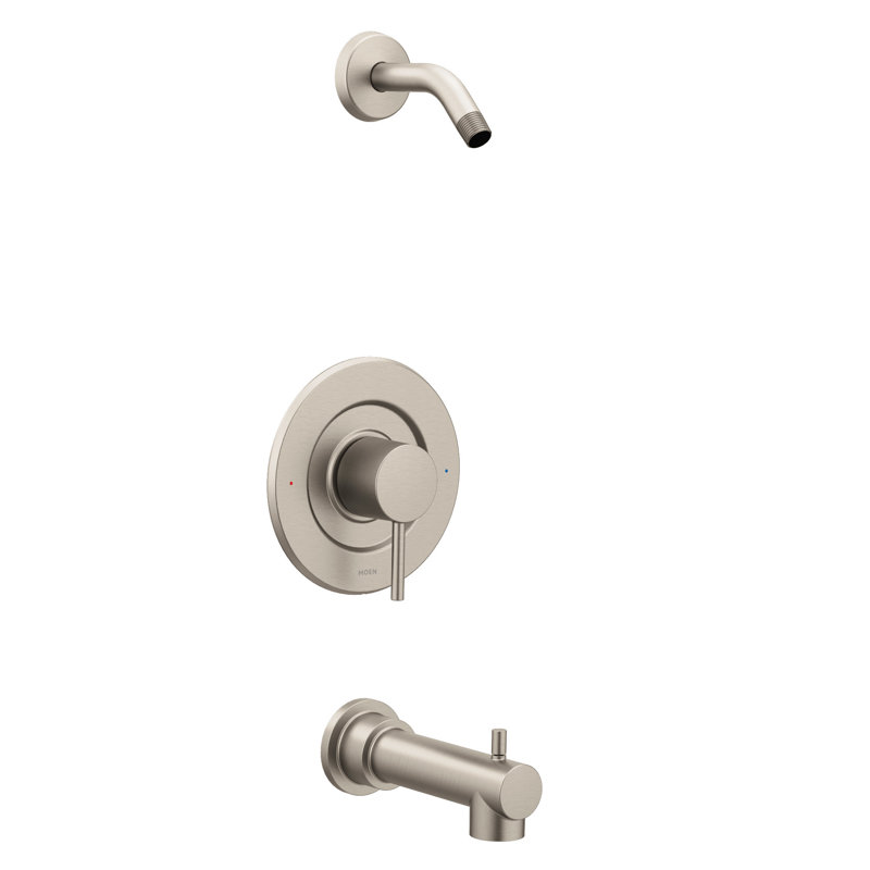 Ensemble de garniture de robinet de douche et baignoire Posi-Temp Moen Align, valve et pomme de douche vendus séparément