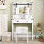 Table de coiffeuse de maquillage Farmhouse Vanity