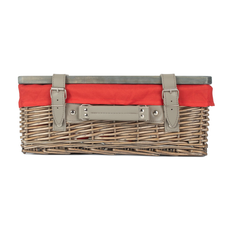 Wicker Gift or Storage Hamper with Lining