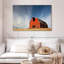Lilie, vieille grange rouge en Alberta-107851469