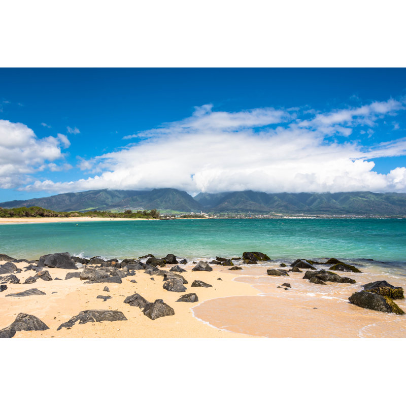 Kanaha Beach In Maui by Pikappa - Wrapped Canvas Print, 20cm H x 30cm W x 3.8cm D