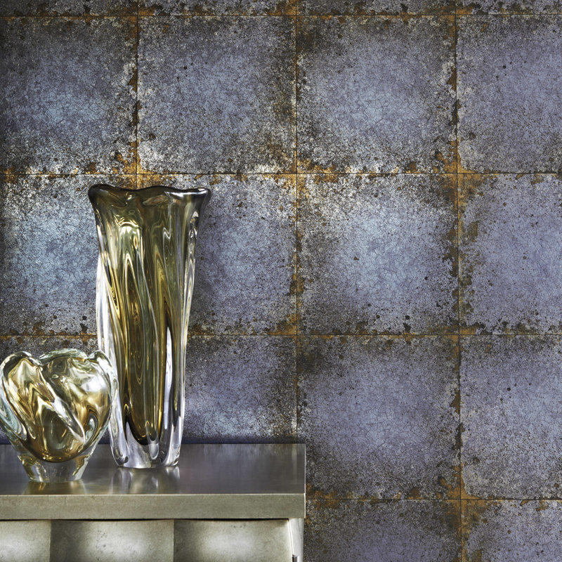 Lustre Tile Wallpaper, Sapphire