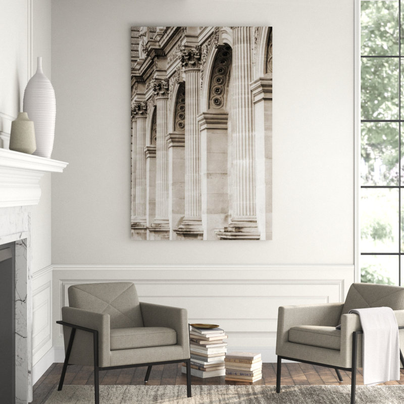 Columns In Paris Print by Sofia Fox, Outdoor, 71" H x 47" W