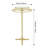 51.8In Rotating Round Clothing Rack, Clothing Display Rack