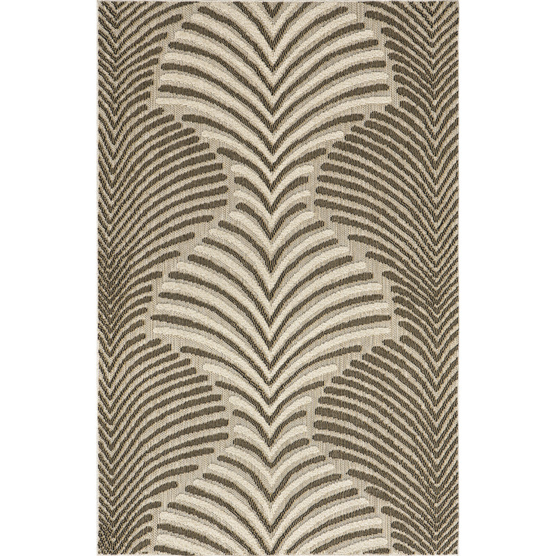 Tapis intérieur / extérieur Mandie, Rectangle 6 pi 7 po x 9 pi