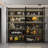 Abeeda Glass Door Dining Cabinet With Lighting