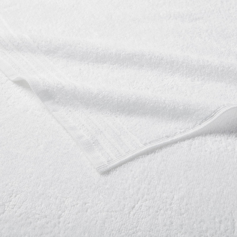 Serviettes 100% coton à séchage rapide et respirantes (ensemble de 12), Blanc