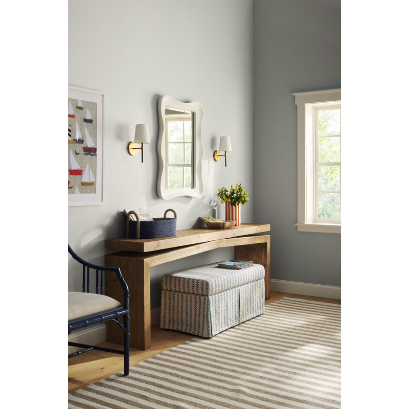 Henn Solid Wood Console Table, Weathered Wheat, 30.75" H x 78.75" W x 15" D