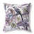 Blanc / mauve / floral gris