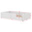 Lit plateforme simple tapissier avec station de charge