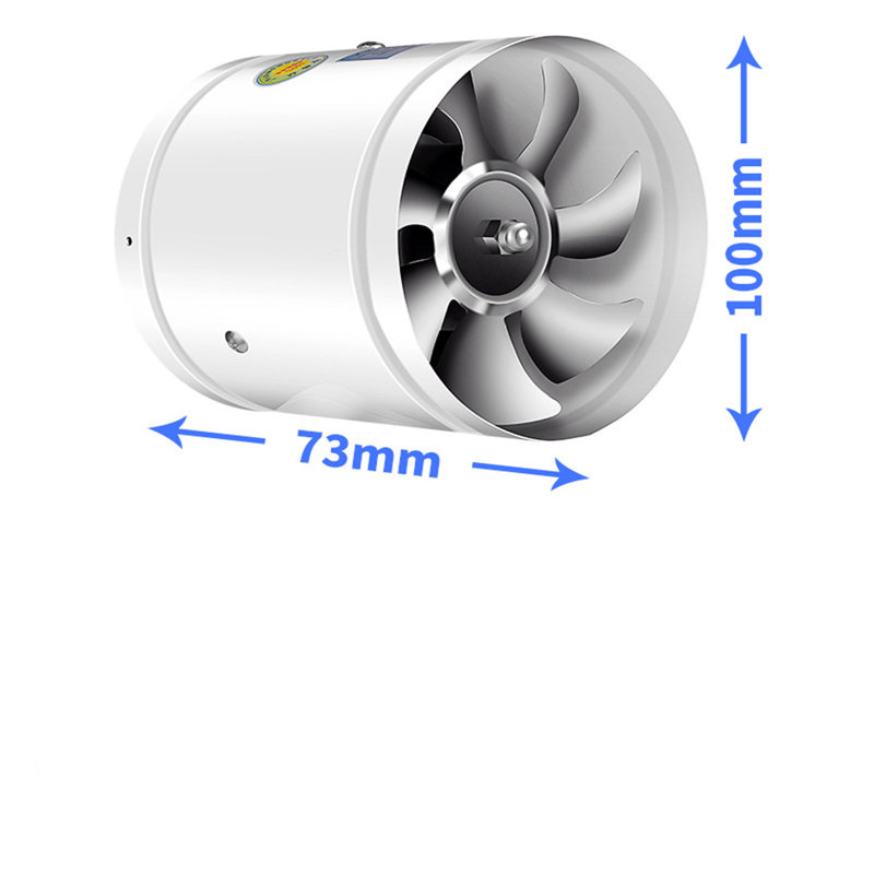 Ventilateur d'extraction circulaire puissant et silencieux Mkndieu