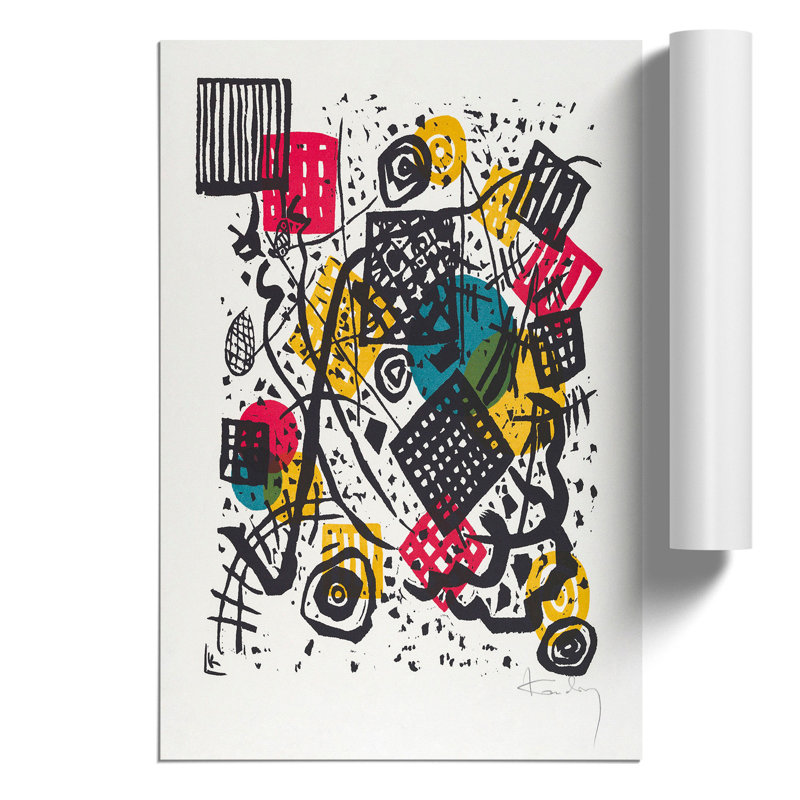 Small Worlds V by Wassily Kandinsky - Frameless Print, 42cm H x 30cm W x 0.1cm D
