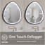 Miroir de salle de bain à DEL 32 po x 32 po