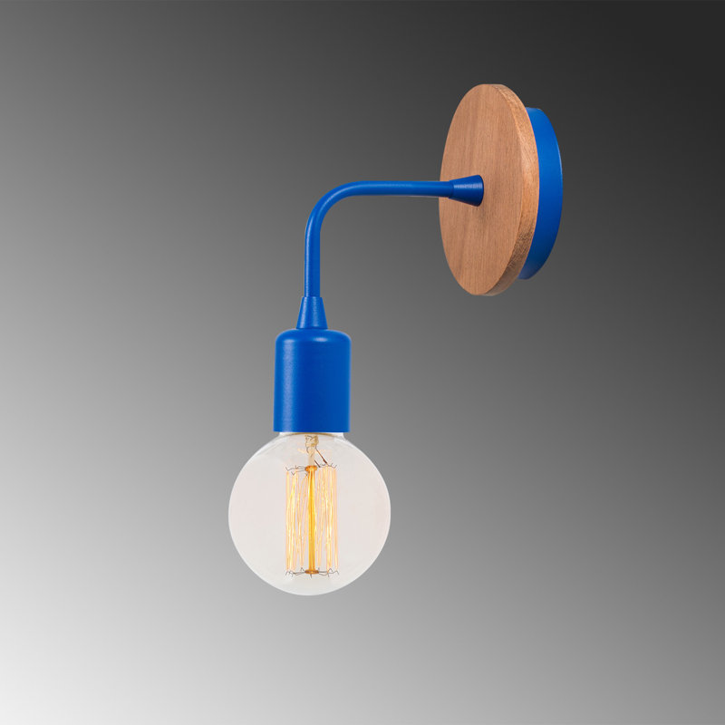 Armed Sconce, Blue