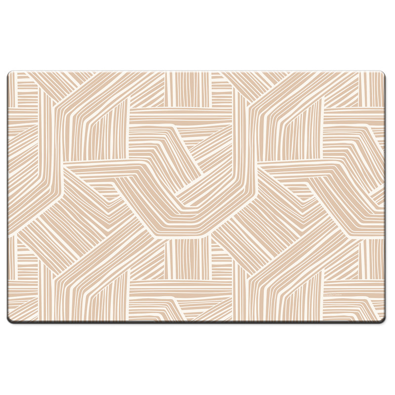 Tapis de cuisine 30 po x 20 po Highland Home Endless Mocha