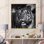 Portrait d'un tigre blanc I - photographie sur toile