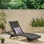 Chaise longue en osier Salem