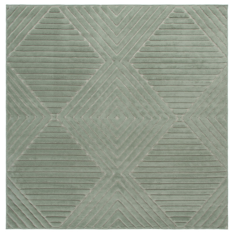 Alis Geometric Area Rug, Square 201 X 201cm